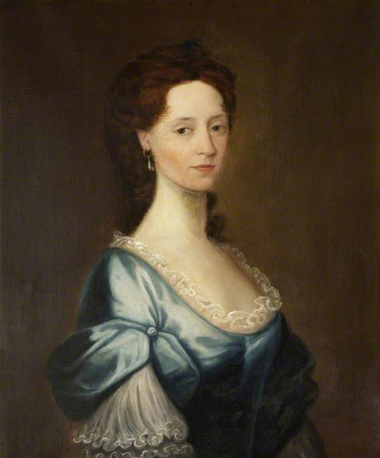 Mrs. Christopher Anstey (1732-1812), vintage artwork by Workshop of William Hoare, 12x8" (A4) Poster