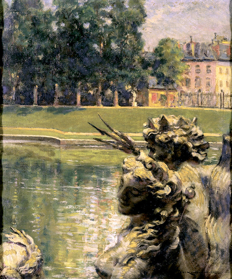 Bassin de Neptune, Versailles by James Carroll Beckwith,A3(16x12")Poster