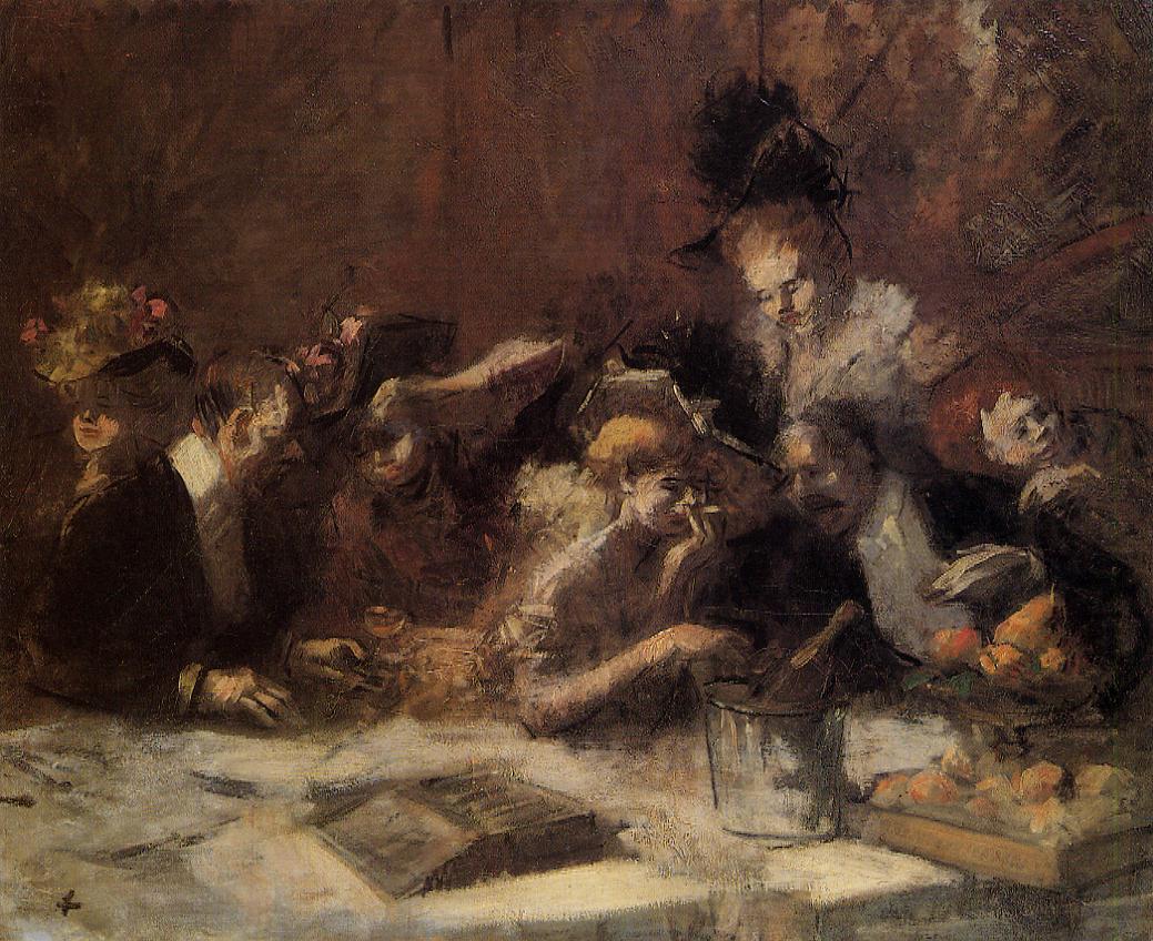 Cafe Maxim, Paris by Jean-Louis Forain,A3(16x12")Poster