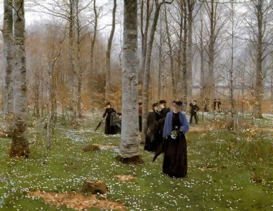 A Spring Day by Hans Andersen Brendekilde,A3(16x12")Poster