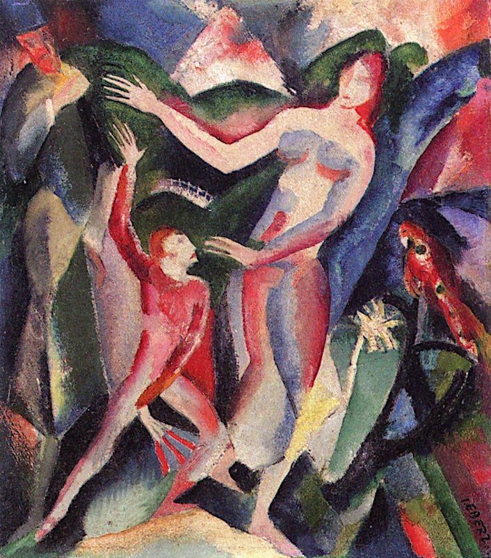 Exotic Dance by Josef Eberz,16x12(A3) Poster