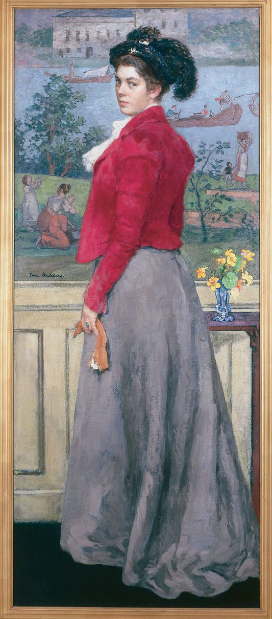 Kate Kendall, vintage artwork by Gari Melchers, 12x8" (A4) Poster