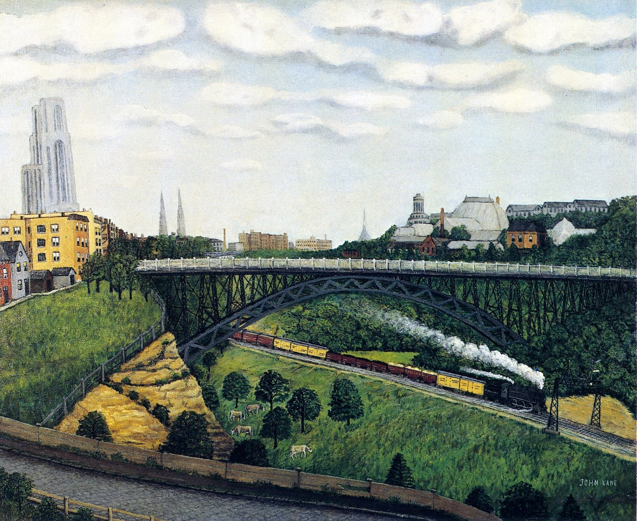 Panther Hollow, Pittsburgh by John Kane,A3(16x12")Poster