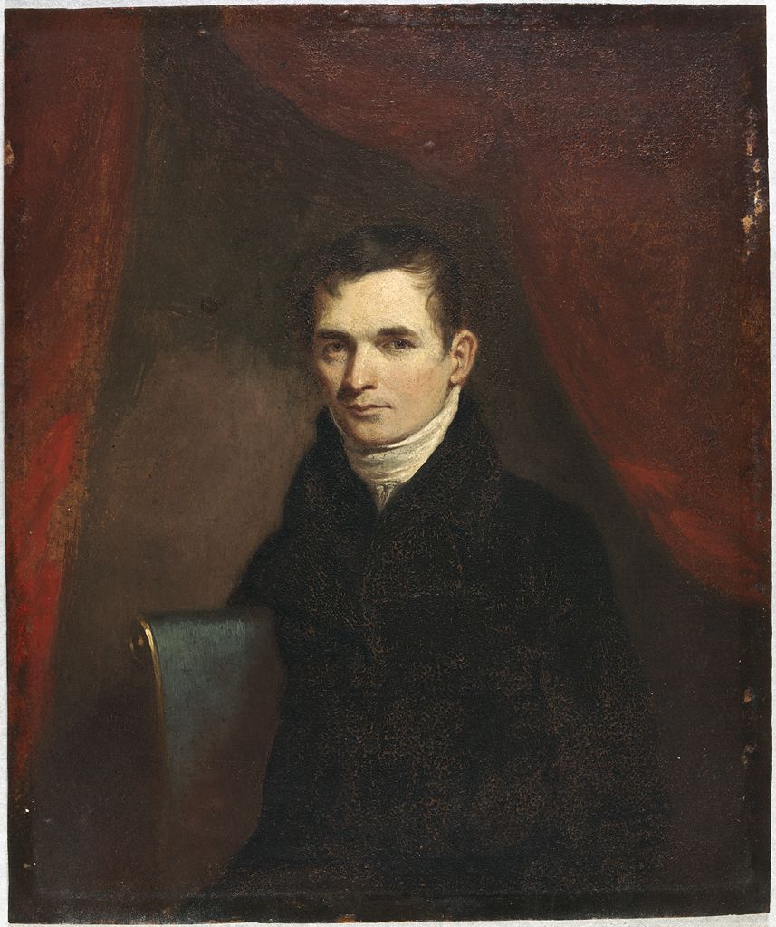 Nathan Parker (1782-1833), vintage artwork by Samuel Morse, A3 (16x12") Poster Print