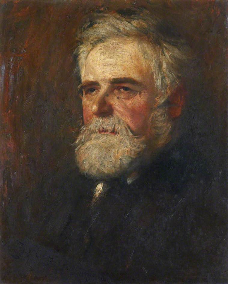 William Beattie Brown, RSA, vintage artwork by John Brown Abercromby , 12x8" (A4) Poster