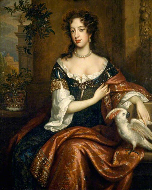 Mary of Modena (1658–1718), Consort of James VII and II, vintage artwork by Willem Wissing, 12x8" (A4) Poster