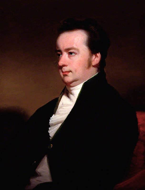 Charles Theophilus Metcalfe, 1st Baron Metcalfe, vintage artwork by George Chinnery, 12x8" (A4) Poster
