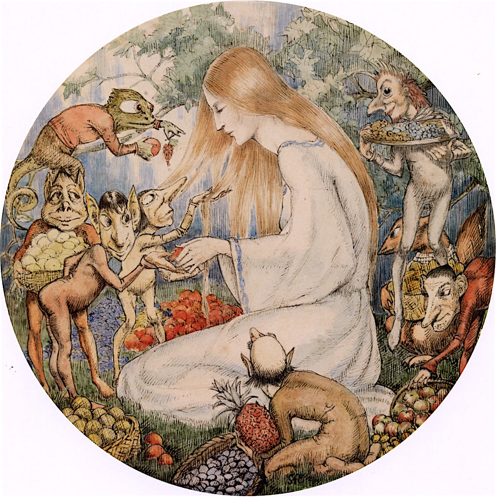 Illustration to Christina Rossetti's  by Winifred Knights,16x12(A3) Poster