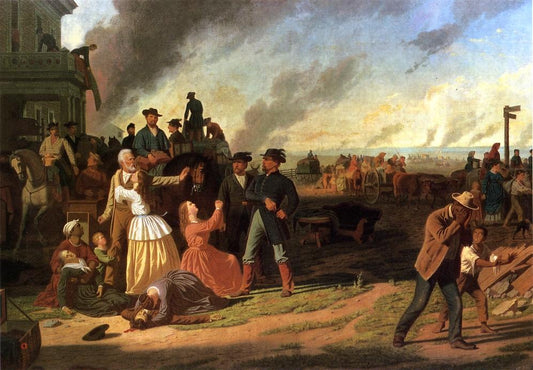 Martial Law, vintage artwork by George Caleb Bingham, A3 (16x12") Poster Print