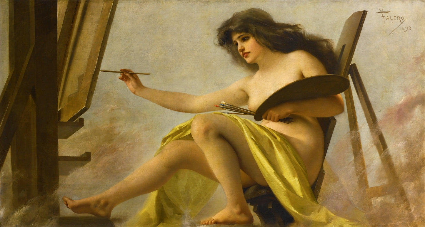 An Allegory of Art by Luis Ricardo Falero,A3(16x12")Poster