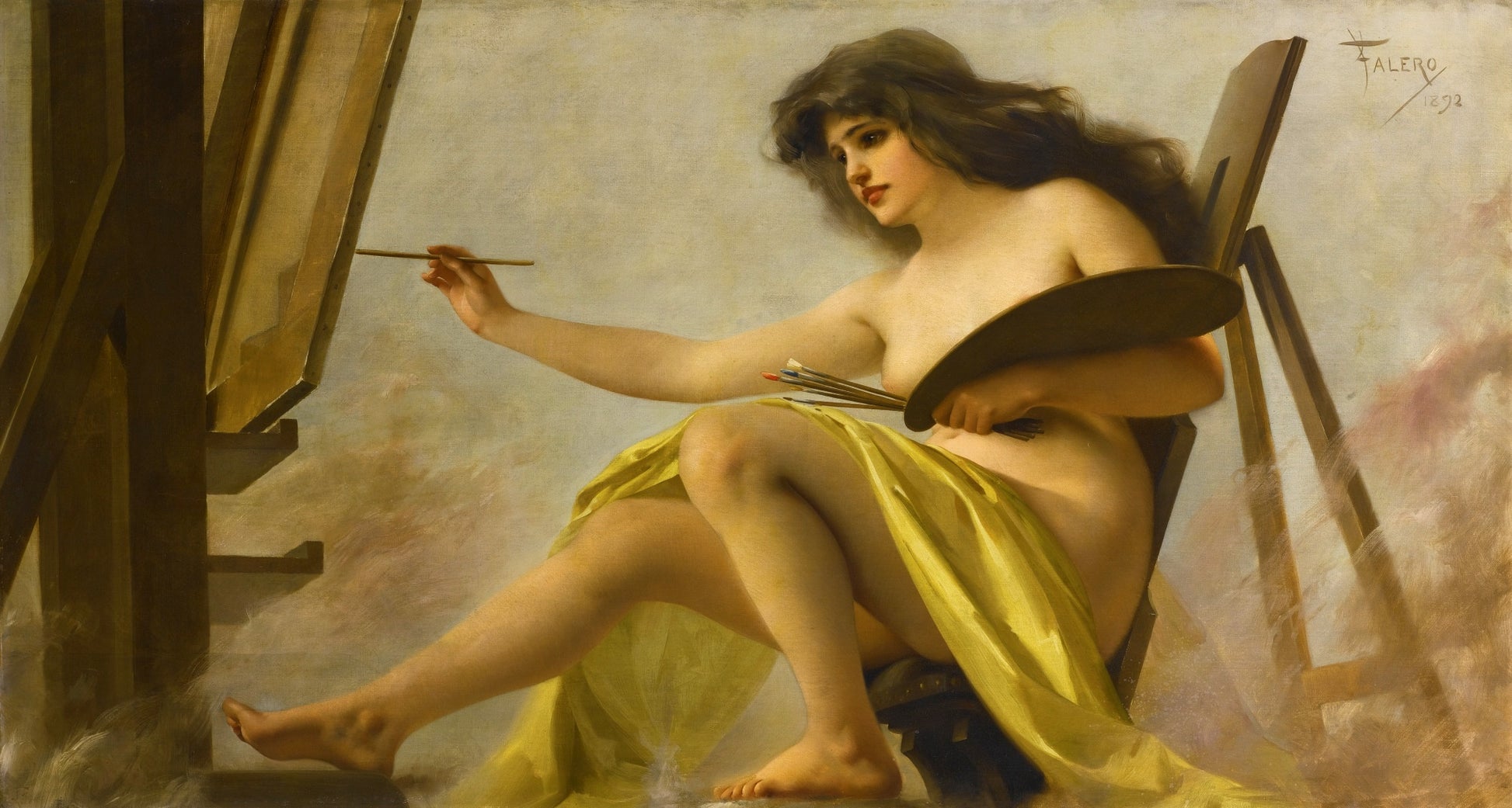 An Allegory of Art by Luis Ricardo Falero,A3(16x12")Poster
