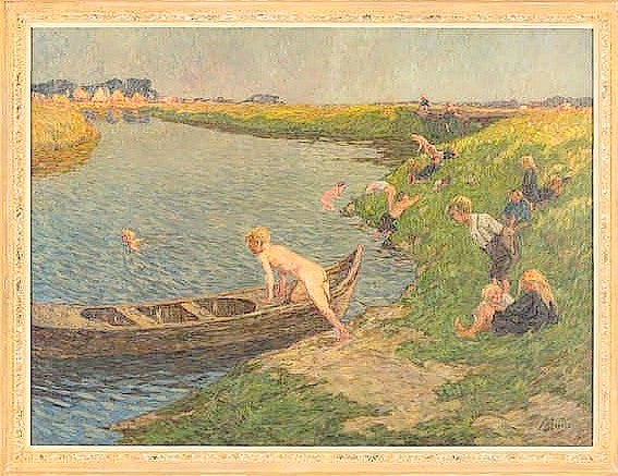 The Water Rats, vintage artwork by Modest Huys, 12x8" (A4) Poster