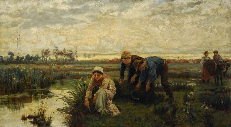 Rush Cutters, vintage artwork by Alice Mary Havers, 12x8" (A4) Poster
