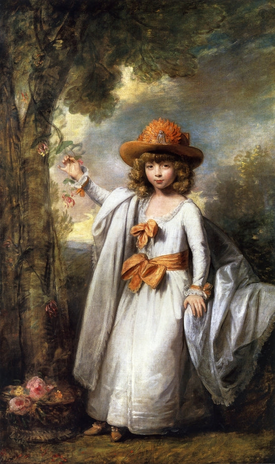 Henrietta Elizabeth Frederica Vane, vintage artwork by Gilbert Stuart, 12x8" (A4) Poster