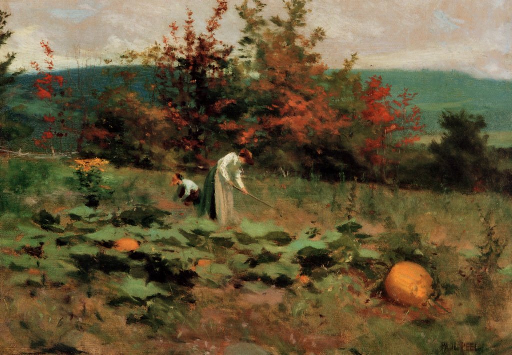 Pumpkin Patch by Paul Peel,A3(16x12")Poster