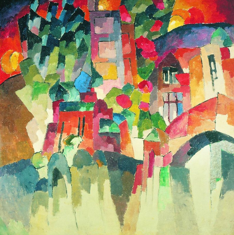 Landscape in Kislovodsk by Aristarkh Lentulov,16x12(A3) Poster