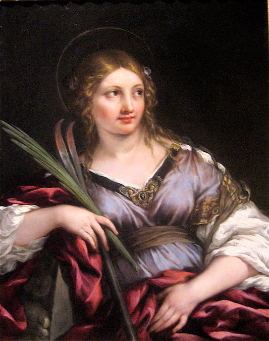 St Martina, vintage artwork by Pietro da Cortona, 12x8" (A4) Poster