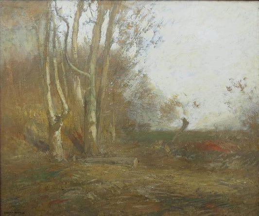 A Clearing, vintage artwork by J. Francis Murphy, 12x8" (A4) Poster