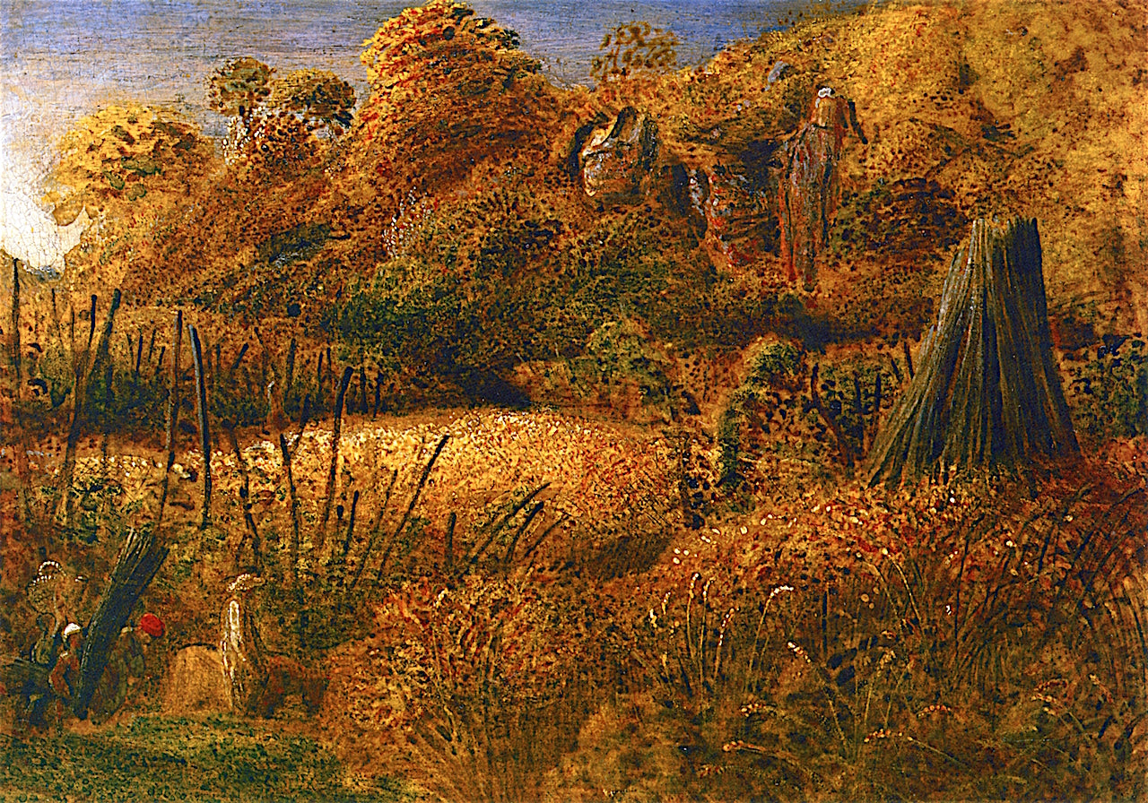 Scene at Underriver, vintage artwork by Samuel Palmer, A3 (16x12") Poster Print