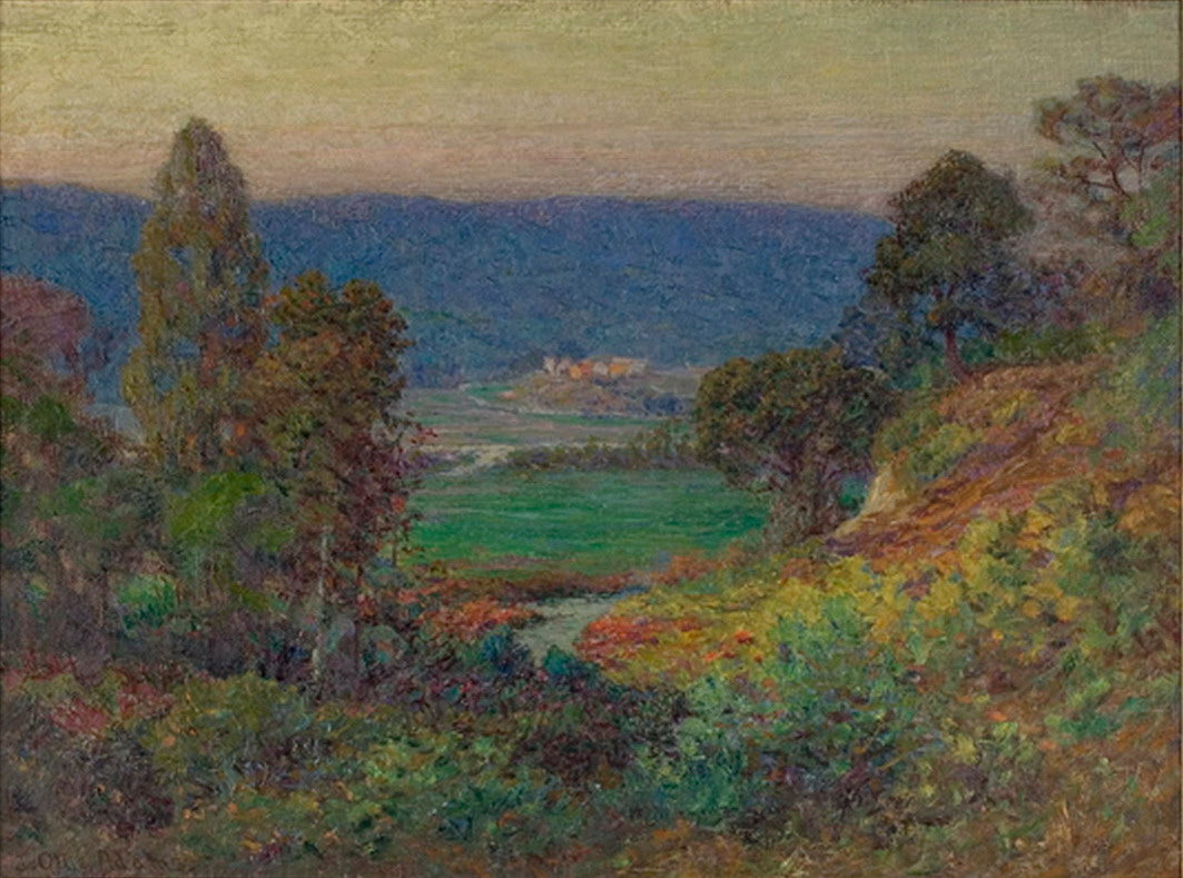 Blue Hills, Brookville by John Ottis Adams,A3(16x12")Poster