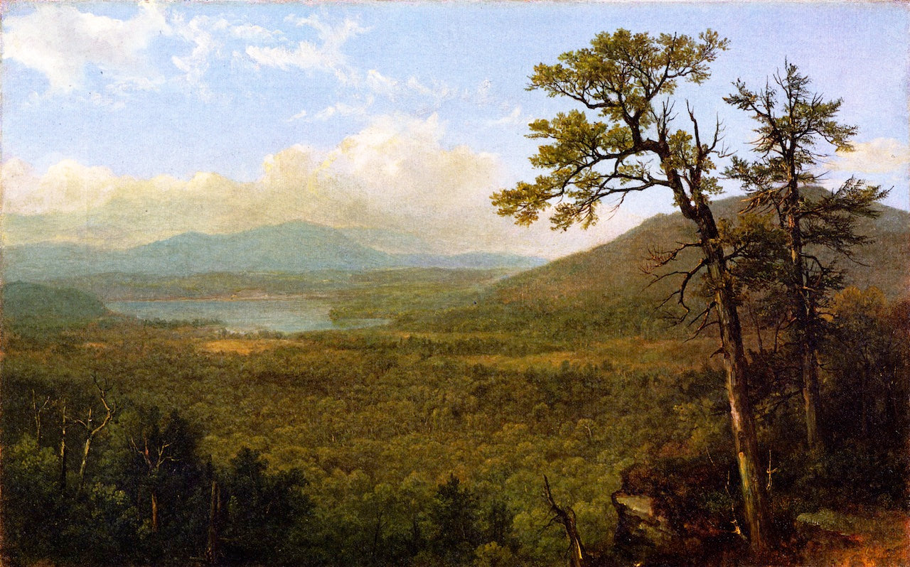Adirondack Mountains, New York, vintage artwork by Asher Brown Durand, A3 (16x12") Poster Print