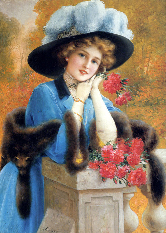 Carnations Are For Love by Emile Vernon,16x12(A3) Poster