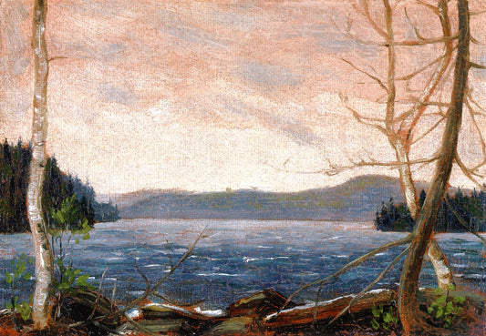 A Northern Lake, vintage artwork by Tom Thomson, 12x8" (A4) Poster
