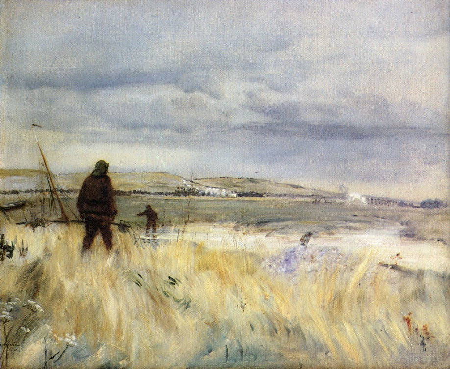 Breton Fishermen, vintage artwork by Jean-François Raffaëlli, 12x8" (A4) Poster