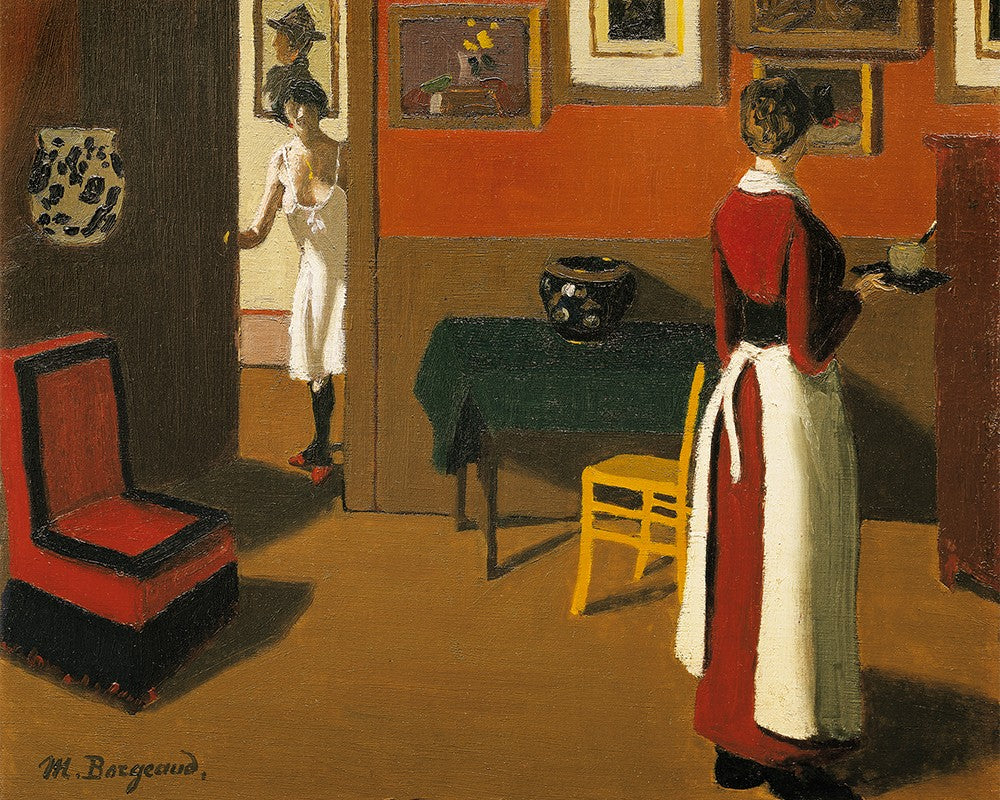 Parisian Interior by Marius Borgeaud,A3(16x12")Poster