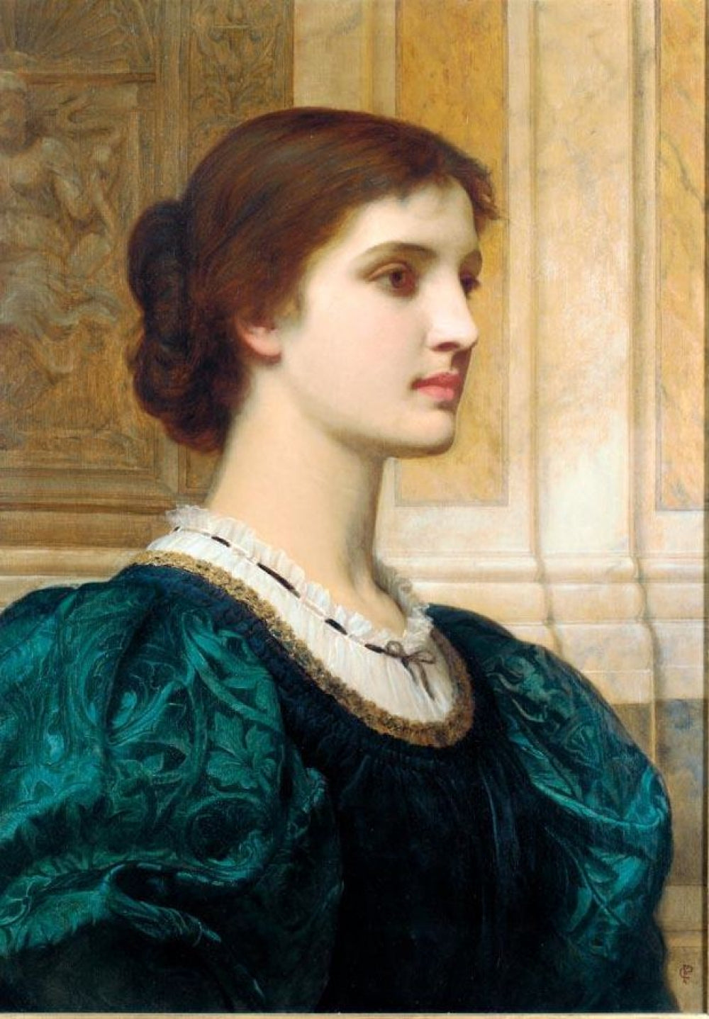 Kate Perugini, vintage artwork by Charles Edward Perugini, 12x8" (A4) Poster