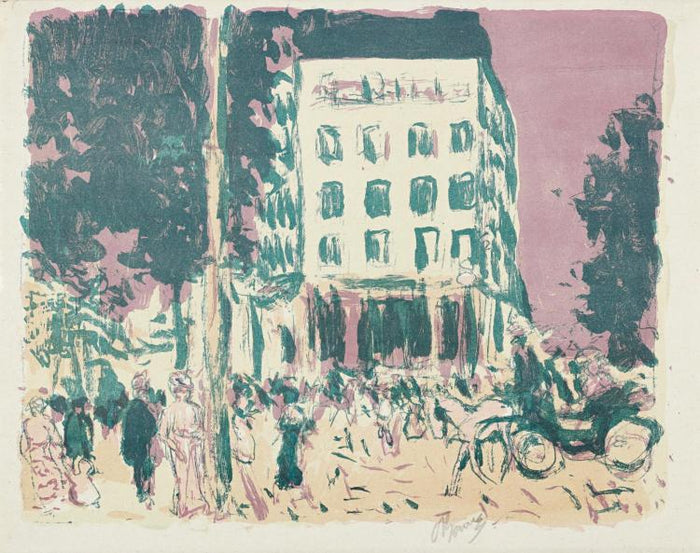 The Boulevards by Pierre Bonnard,A3(16x12