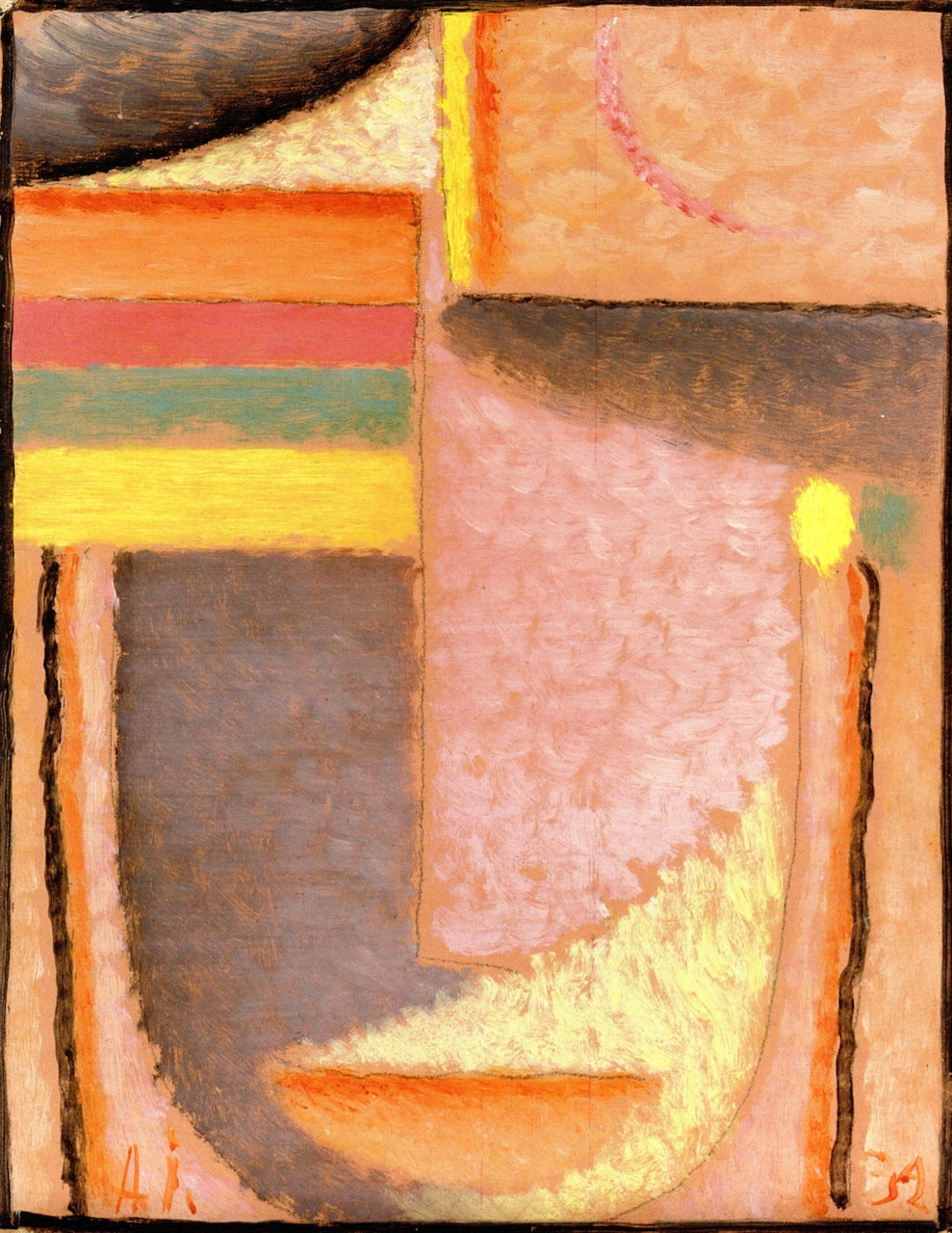 Abstract Head: Parthenon by Alexei von Jawlensky,A3(16x12")Poster