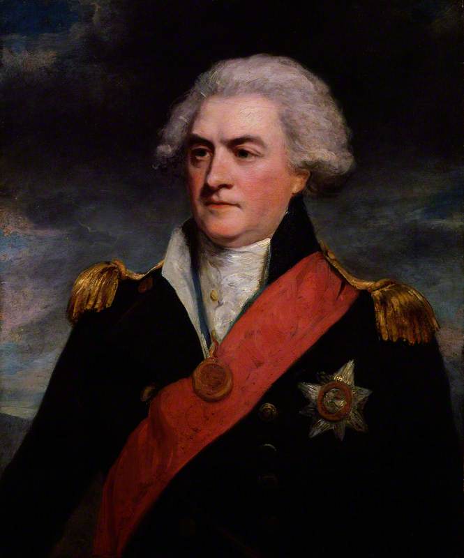 Admiral Duncan, First Viscount Duncan, vintage artwork by John Hoppner, 12x8" (A4) Poster