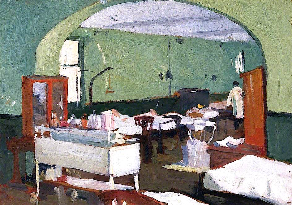 spital, Haslar: Surgical Ward by Jan (Godfrey Jervis) Gordon,16x12(A3) Poster