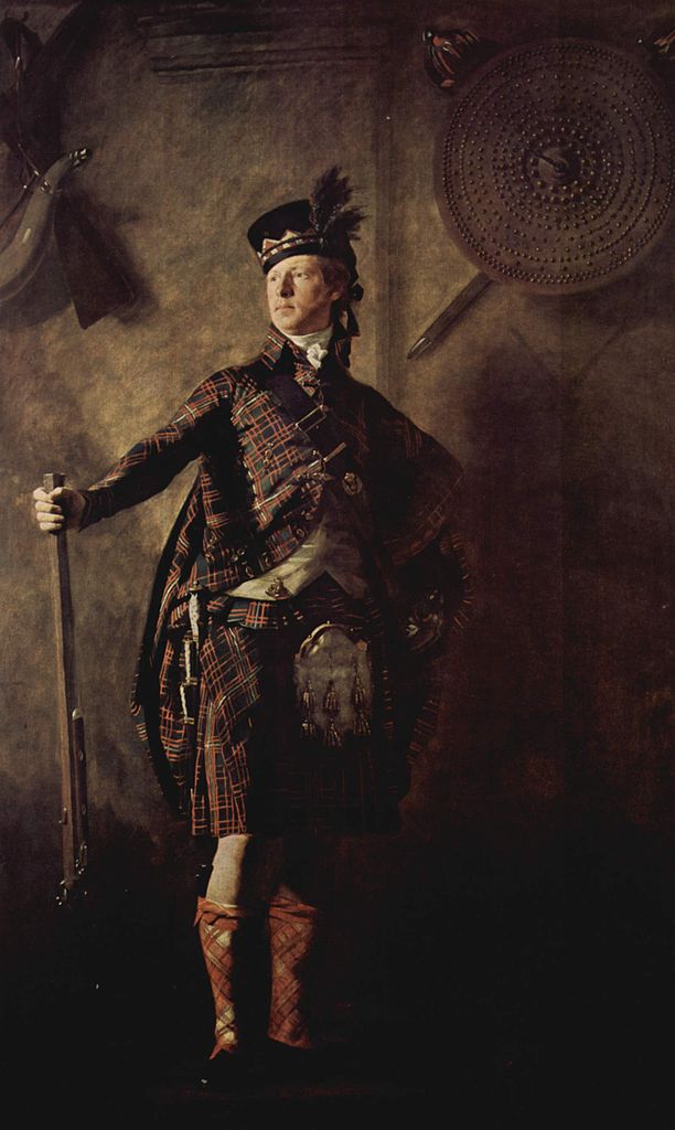 Portrait of Alasdair Ranaldson MacDonell of Glengarry, vintage artwork by Sir Henry Raeburn, R.A., P.R.S.A., 12x8" (A4) Poster