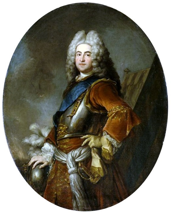 Portrait of Stanisław Poniatowski, vintage artwork by Marcello Bacciarelli, 12x8" (A4) Poster