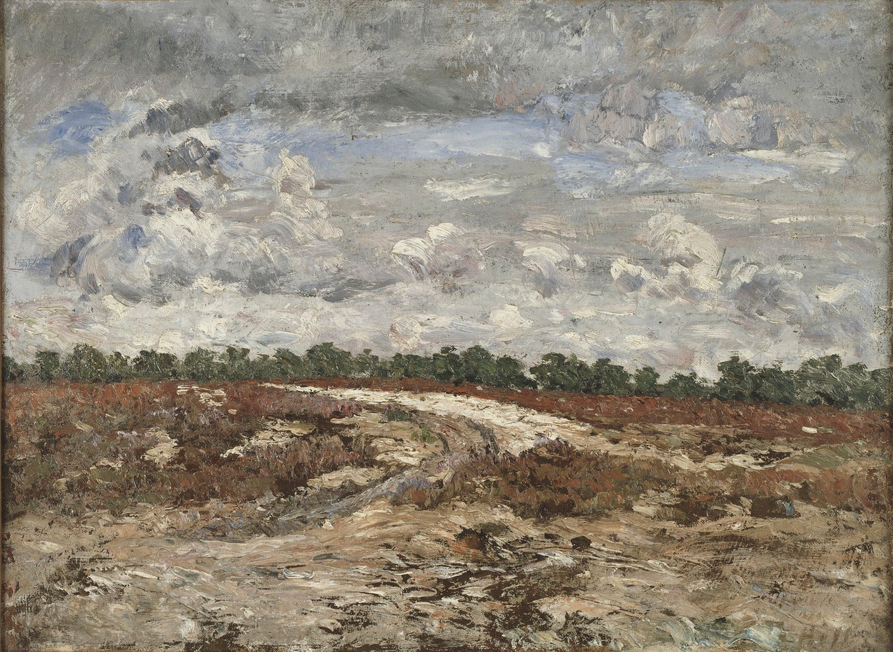 Wild Country in the Forest of Fontainebleau, vintage artwork by Carl Fredrik Hill, 12x8" (A4) Poster