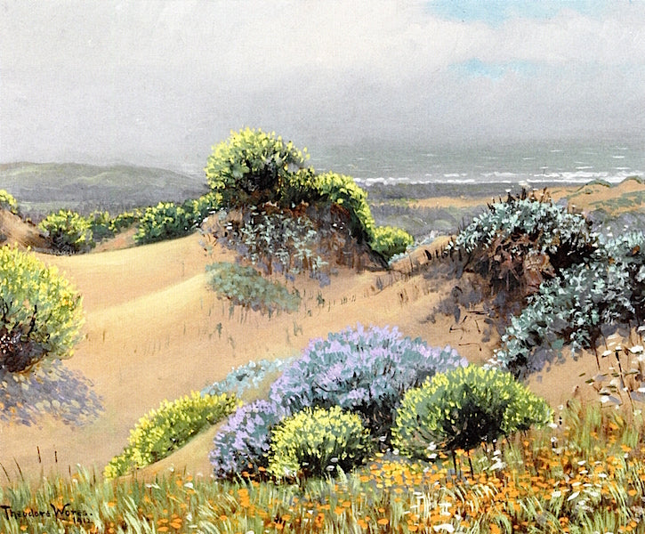 San Francisco Dunes by Theodore Wores,A3(16x12")Poster