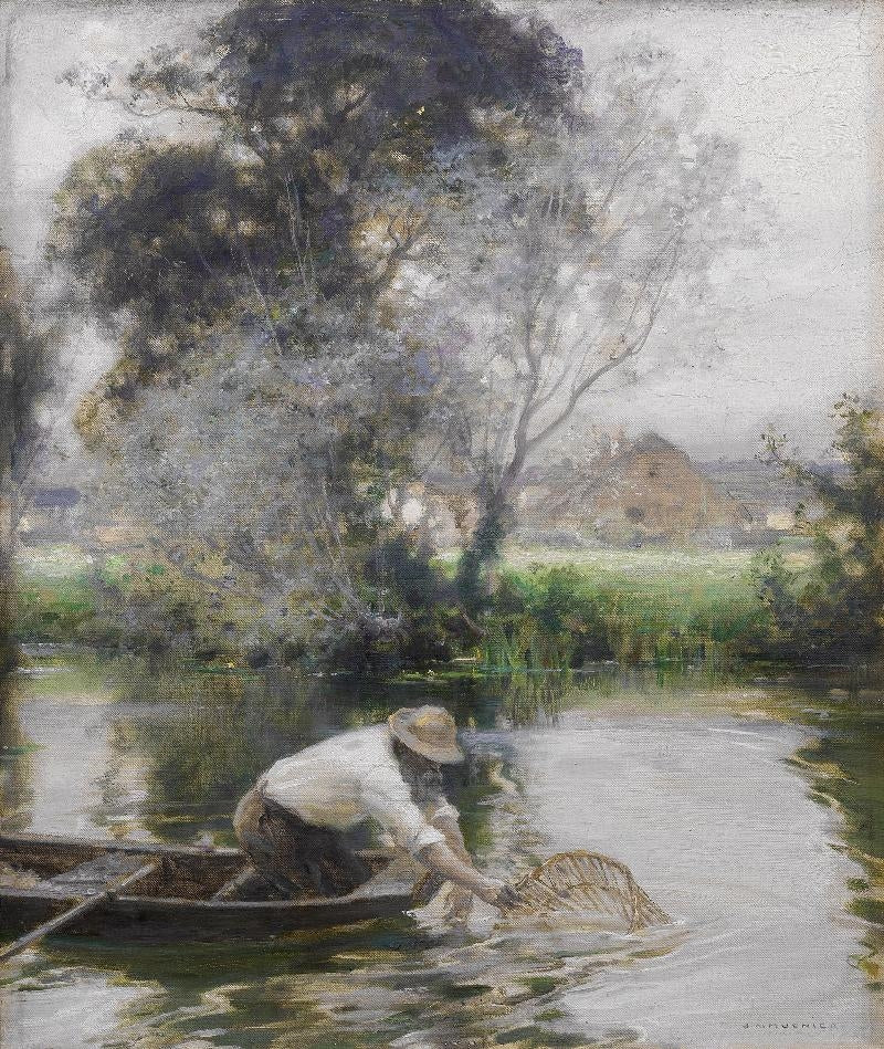 Checking the Pots by Jules-Alexis Muenier,A3(16x12")Poster