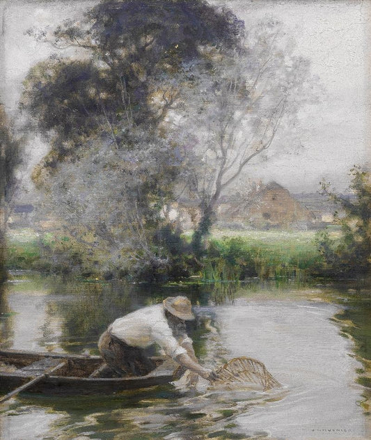 Checking the Pots by Jules-Alexis Muenier,A3(16x12")Poster