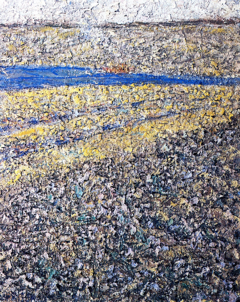 View of Flushing River, vintage artwork by Arnold Friedman, 12x8" (A4) Poster
