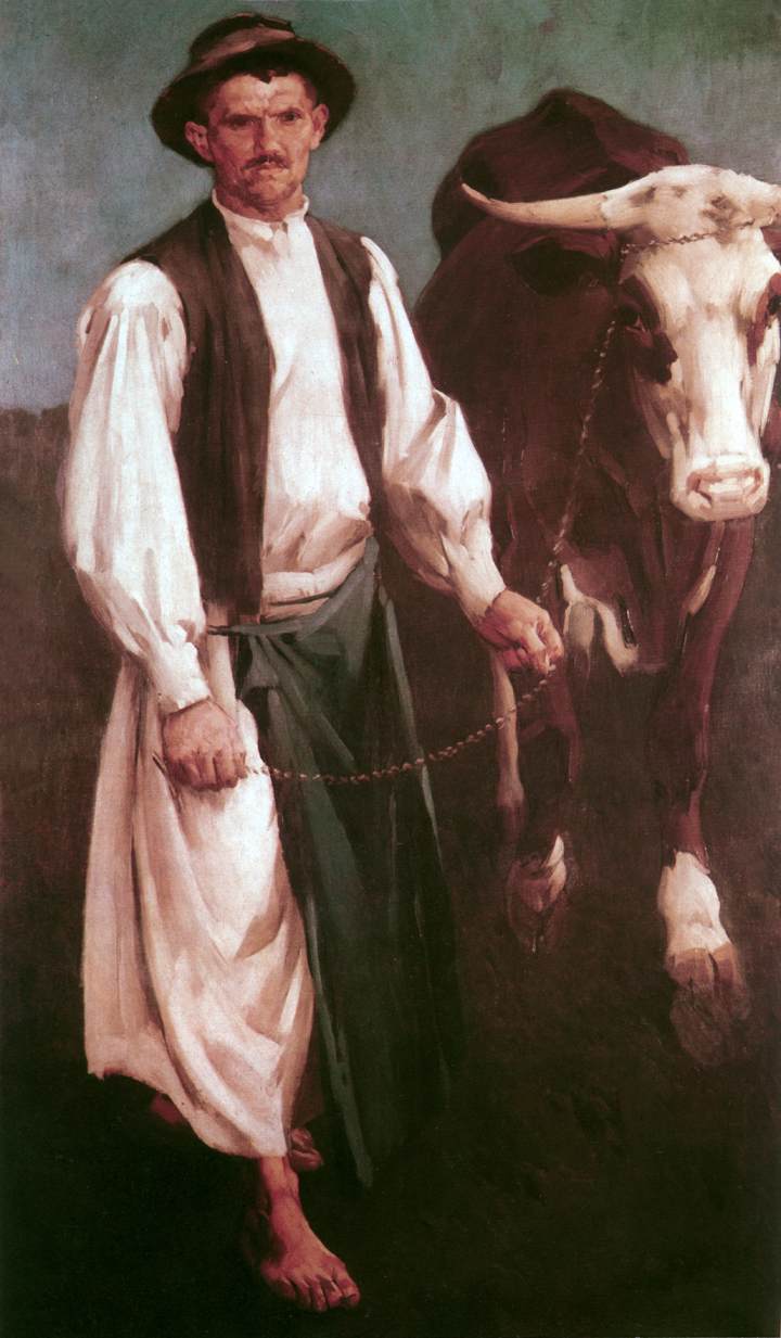 Man Servant by Janos Vaszary,A3(16x12")Poster