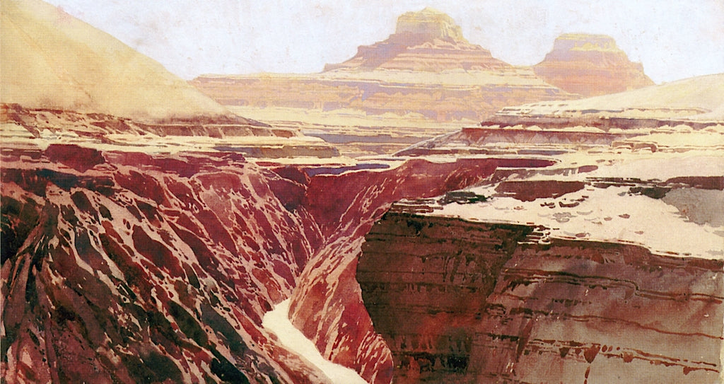 Above the Inner Gorge by Fernand H. Lungren,A3(16x12")Poster