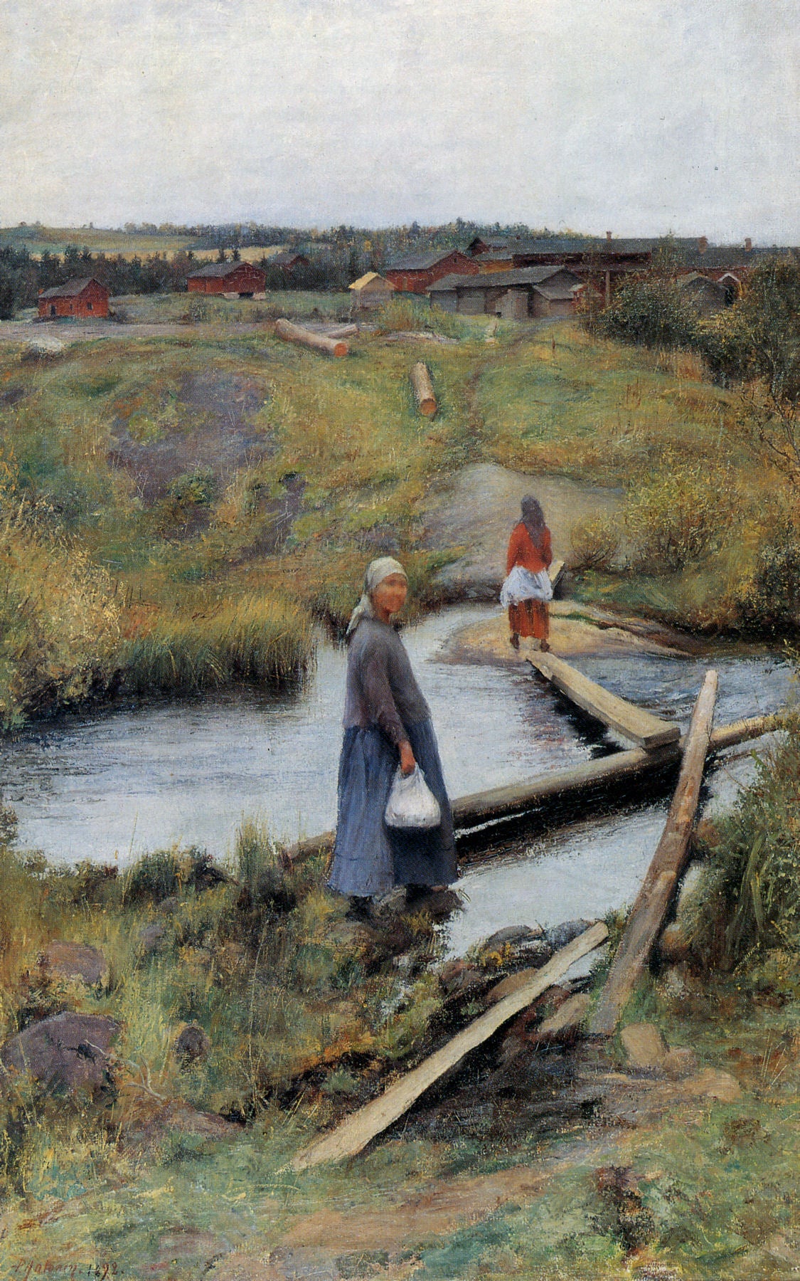 The Short Cut by Pekka Halonen,A3(16x12")Poster