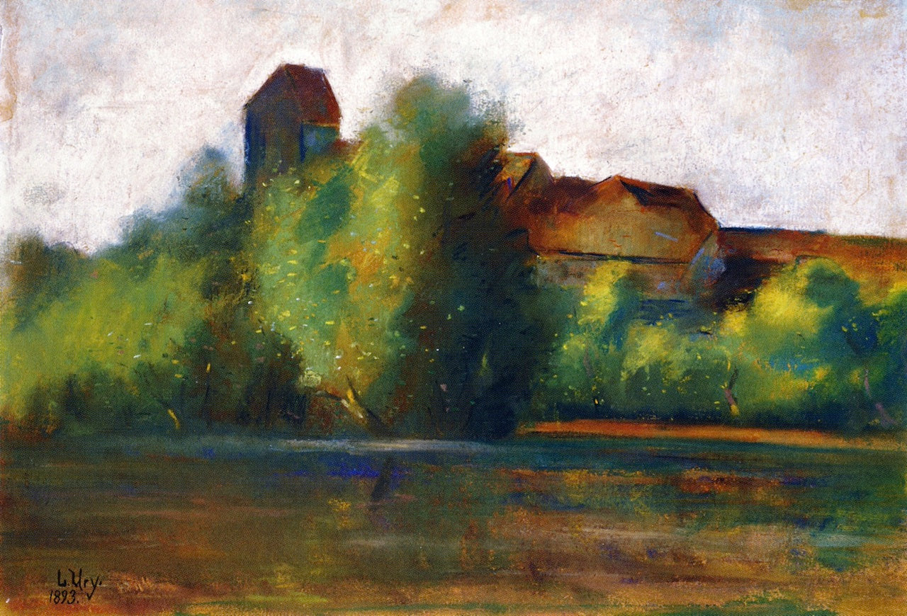 Imsel im See by Lesser Ury,A3(16x12")Poster