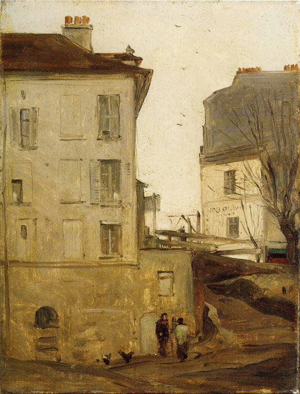 Old Quarter, vintage artwork by Antoine Vollon, 12x8" (A4) Poster
