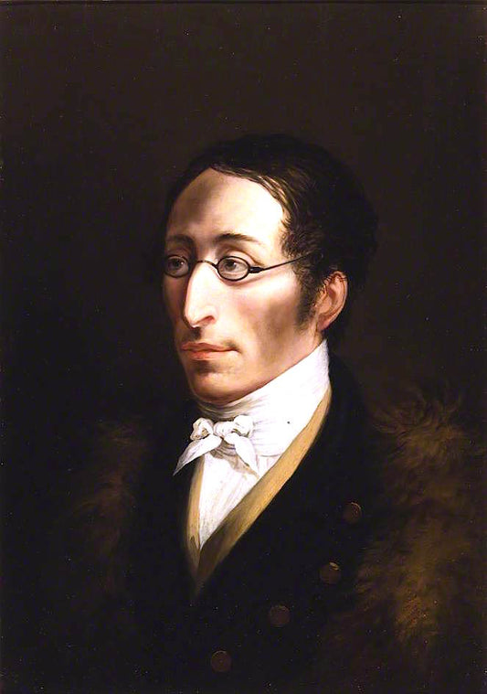 Carl Maria von Weber, vintage artwork by John Cawse, 12x8" (A4) Poster