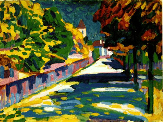 Autumn in Bavaria by Wassily Kandinsky,A3(16x12")Poster