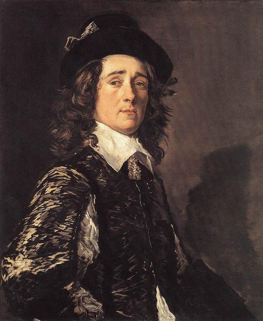 Jasper Schade, vintage artwork by Frans Hals, 12x8" (A4) Poster