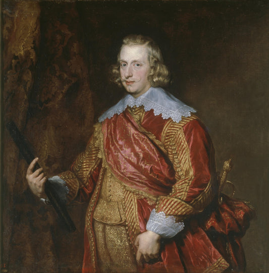The Cardinal-Infante Ferdinand of Austria, vintage artwork by Anthony van Dyck, 12x8" (A4) Poster